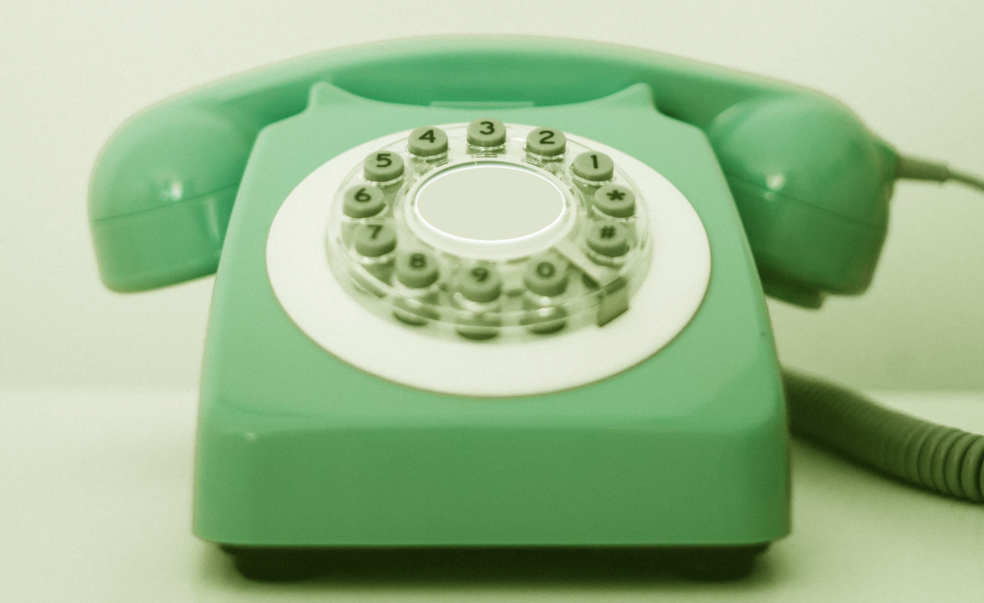Green phone for the right calls 